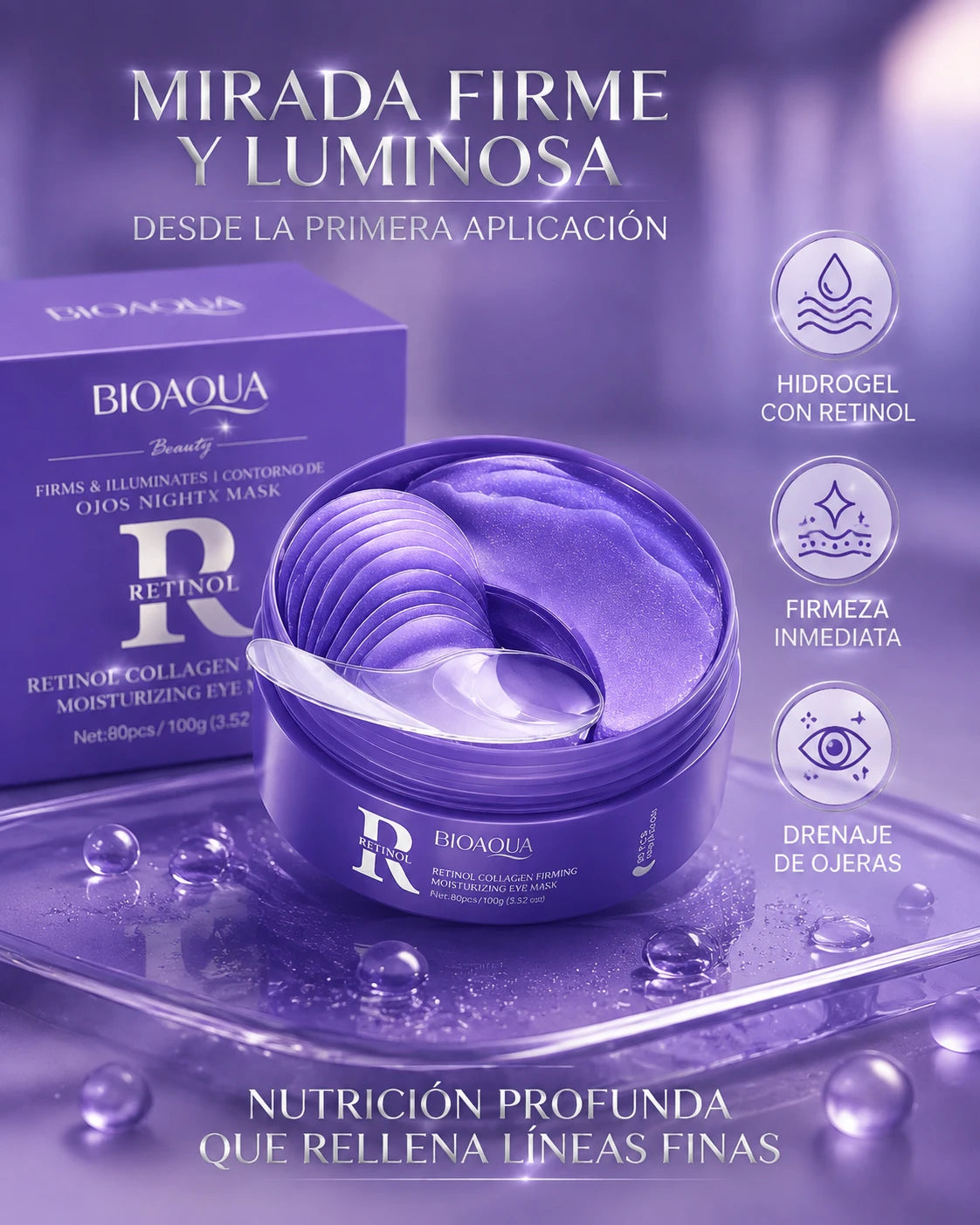Parches De Colageno Con Retinol